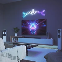 Ensemble Lines de Nanoleaf pour disposition à 60 degrés - Trousse intelligente - 9 barres lumineuses