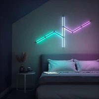 Ensemble Lines de Nanoleaf pour disposition à 60 degrés - Trousse intelligente - 9 barres lumineuses