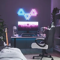 Ensemble Lines de Nanoleaf pour disposition à 60 degrés - Trousse intelligente - 9 barres lumineuses