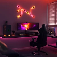 Ensemble Lines de Nanoleaf pour disposition à 60 degrés - Trousse intelligente - 9 barres lumineuses