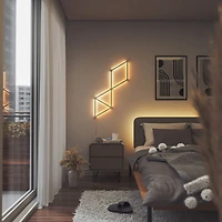 Ensemble Lines de Nanoleaf pour disposition à 60 degrés - Trousse intelligente - 9 barres lumineuses