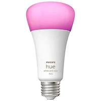 Ampoule DEL intelligente Hue A21 de Philips - Ambiance blanche et colorée