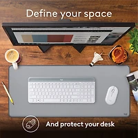Logitech Studio Desk Mat - Mid Grey