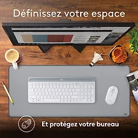 Logitech Studio Desk Mat - Mid Grey