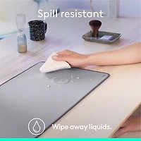 Logitech Studio Desk Mat - Mid Grey