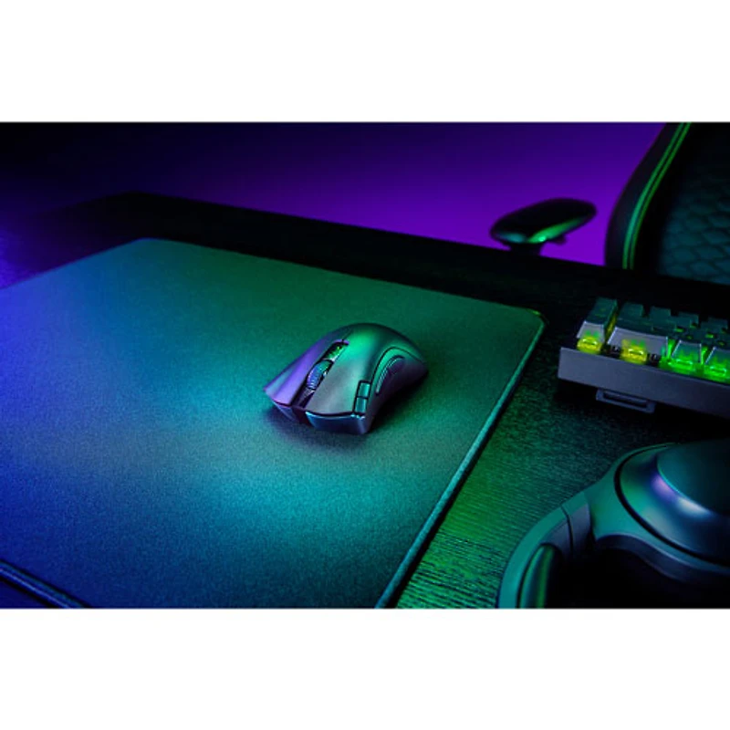 Souris de jeu optique Bluetooth de 14 000 ppp DeathAdder V2 de Razer - Noir