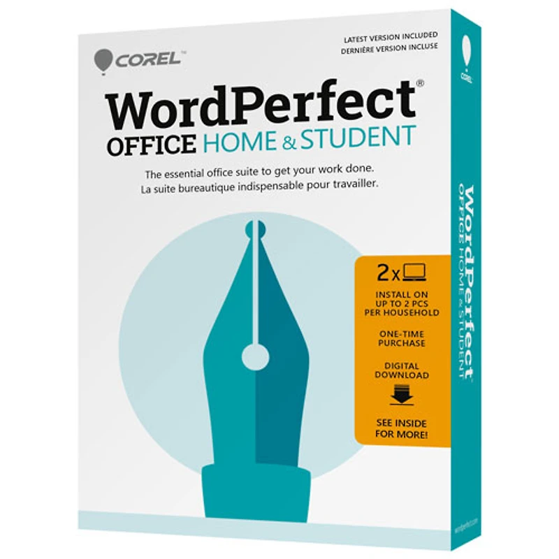 Corel WordPerfect Office Home & Student (PC) - Digital Download