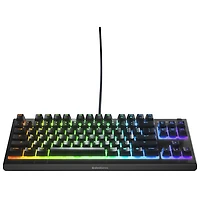 Clavier de jeu mécanique rétroéclairé sans pavé Apex 3 de SteelSeries
