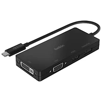 Belkin CONNECT 4-in-1 USB-C Video Adapter (AVC003BTBK)