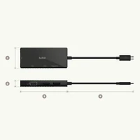 Belkin CONNECT 4-in-1 USB-C Video Adapter (AVC003BTBK)