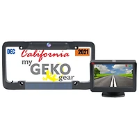 Caméra de recul sans fil Solarst de GekoGear avec écran ACL de 4,3 po