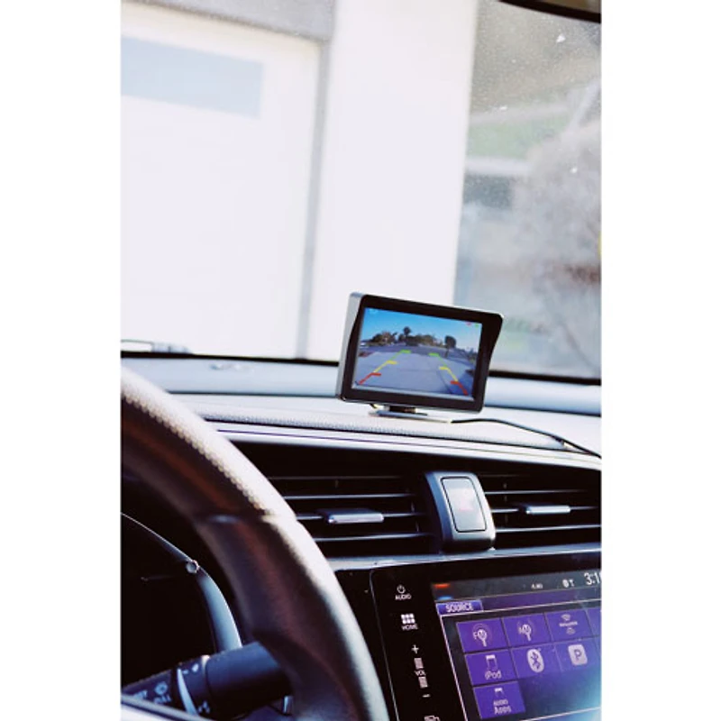 Caméra de recul sans fil Solarst de GekoGear avec écran ACL de 4,3 po