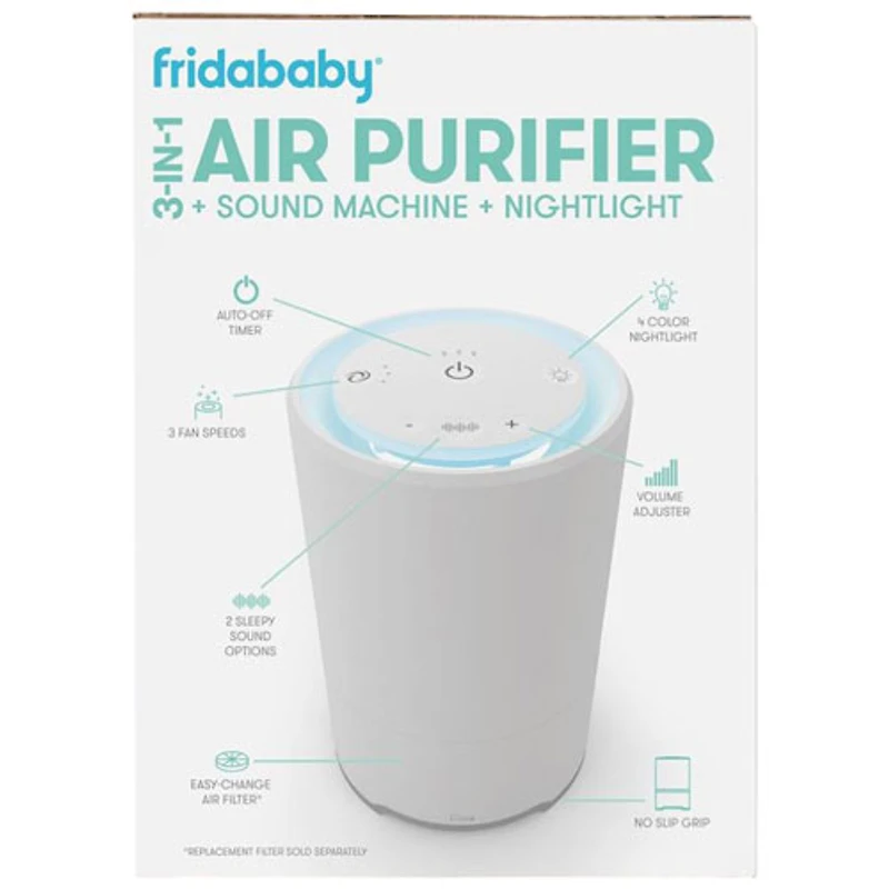 Purificateur d'air, machine sonore et veilleuse 3-en-1 de Fridababy