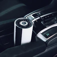 Purificateur d'air portatif Cyclone O2 de GekoGear avec filtre HEPA - Blanc