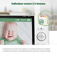 LeapFrog 7" Video Baby Monitor w/ Colour Night Vision, Zoom/Pan/Tilt, & 2-Way Audio (LF920HD)