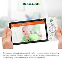 LeapFrog 5" Video Baby Monitor w/ Colour Night Vision, Zoom/Pan/Tilt, & 2-Way Audio (LF915HD)