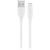 Insignia Apple MFi Certified 1.2m (4 ft.) Braided Lightning to USB-A Cable - Moon Grey