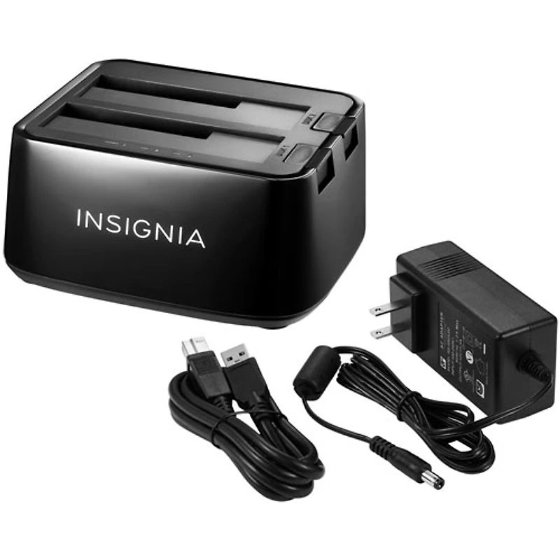 Insignia USB 3.0 Dual Hard Drive Docking Station - Only at Best Buy