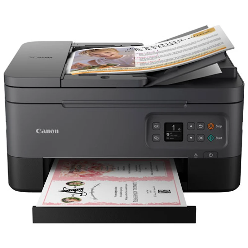 Imprimante à jet d'encre tout-en-un sans fil PIXMA TR7020a de Canon - Noir