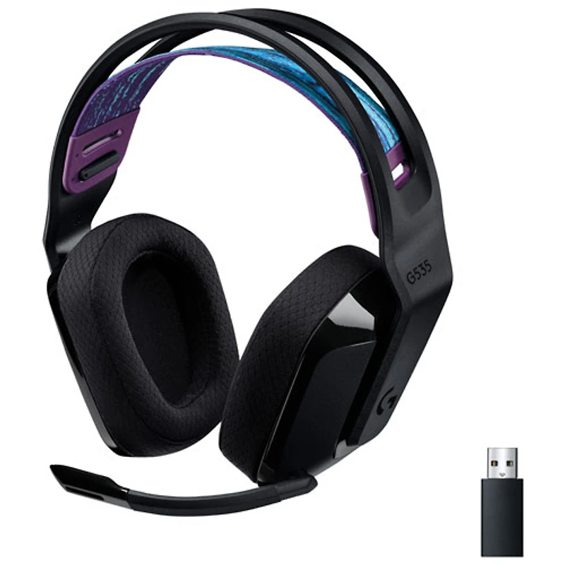 Casque de jeu sans fil G535 LIGHTSPEED de Logitech - Noir