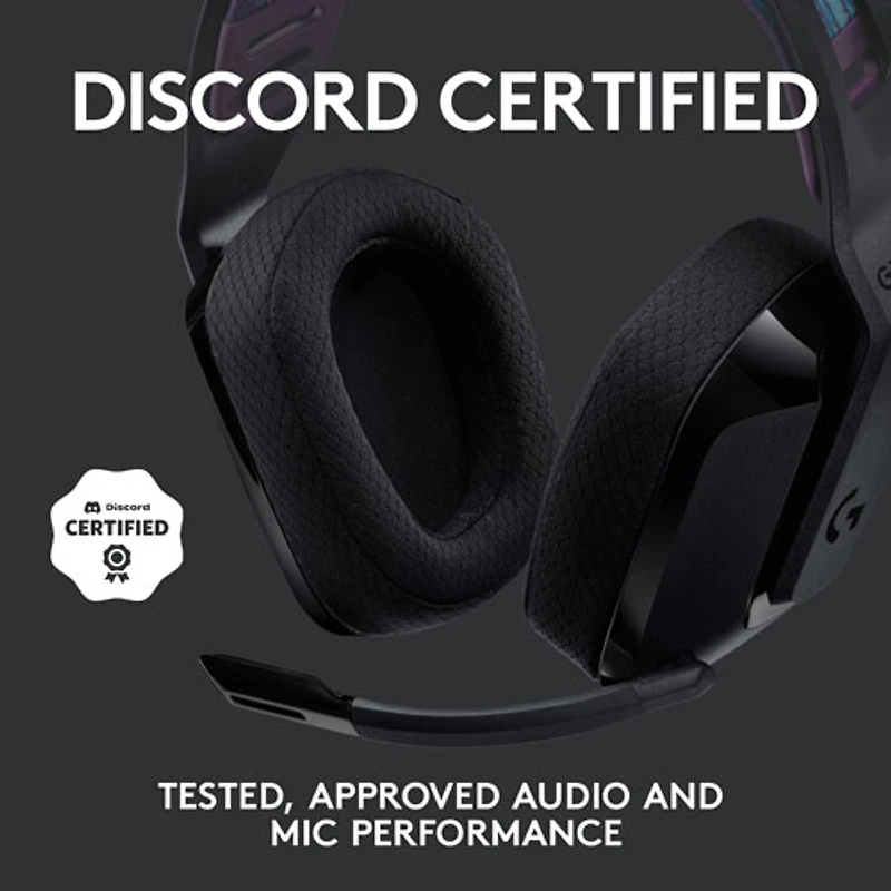 Casque de jeu sans fil G535 LIGHTSPEED de Logitech - Noir