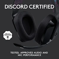 Casque de jeu sans fil G535 LIGHTSPEED de Logitech - Noir