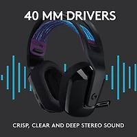 Casque de jeu sans fil G535 LIGHTSPEED de Logitech - Noir