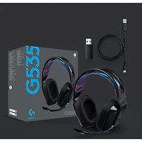 Casque de jeu sans fil G535 LIGHTSPEED de Logitech - Noir