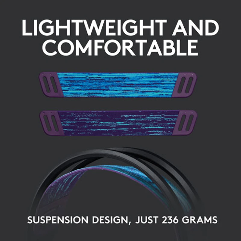 Casque de jeu sans fil G535 LIGHTSPEED de Logitech - Noir