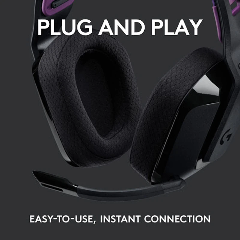Casque de jeu sans fil G535 LIGHTSPEED de Logitech - Noir
