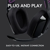 Casque de jeu sans fil G535 LIGHTSPEED de Logitech - Noir
