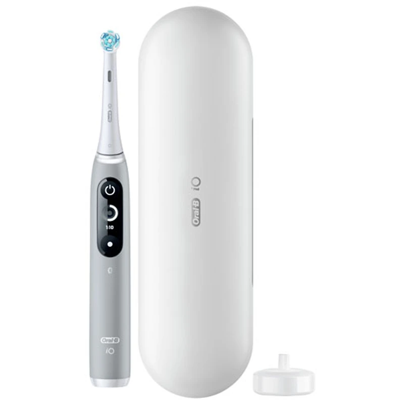 Brosse à dents électrique intelligente iO de série 6 d'Oral-B - Gris opale