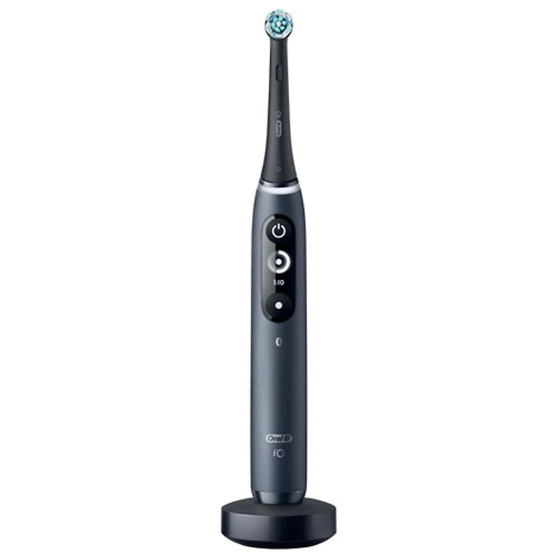 Brosse à dents électrique intelligente iO de série 7 d'Oral-B - Noir onyx
