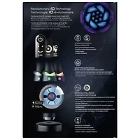 Brosse à dents électrique intelligente iO de série 7 d'Oral-B - Noir onyx