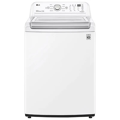LG 5.8 Cu. Ft. High Efficiency Top Load Washer (WT7150CW) - White - Open Box - Scratch & Dent