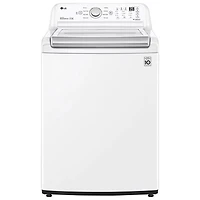 LG 5.8 Cu. Ft. High Efficiency Top Load Washer (WT7150CW) - White - Open Box - Scratch & Dent