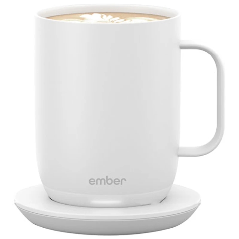 Tasse intelligente à régulation thermique de 414 ml (14 oz) Mug 2 d'Ember - Blanc