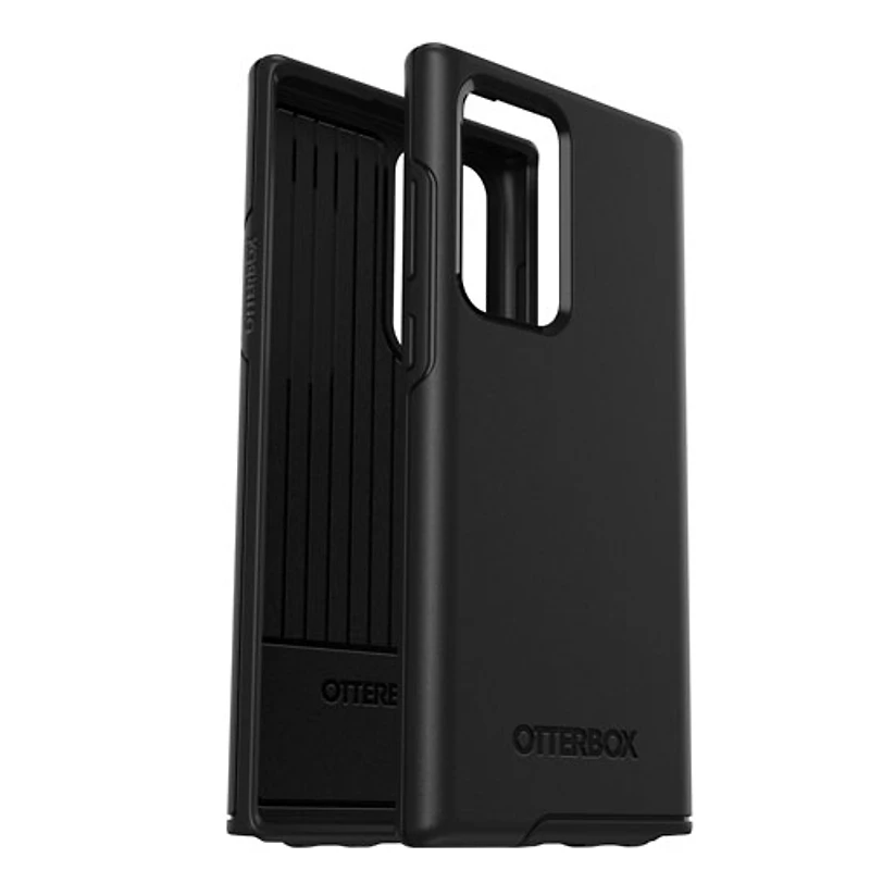 Étui rigide ajusté Symmetry d'OtterBox pour Galaxy S22 Ultra 5G - Noir