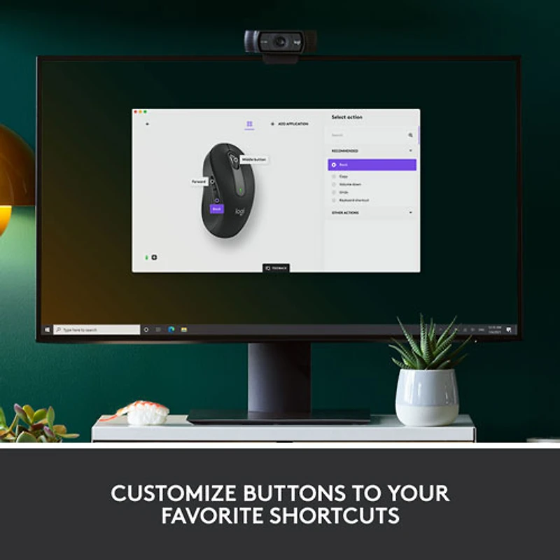 Logitech Signature M650 Wireless Optical Mouse - Graphite
