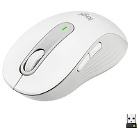 Souris optique sans fil Signature M650 de Logitech - Blanc cassé