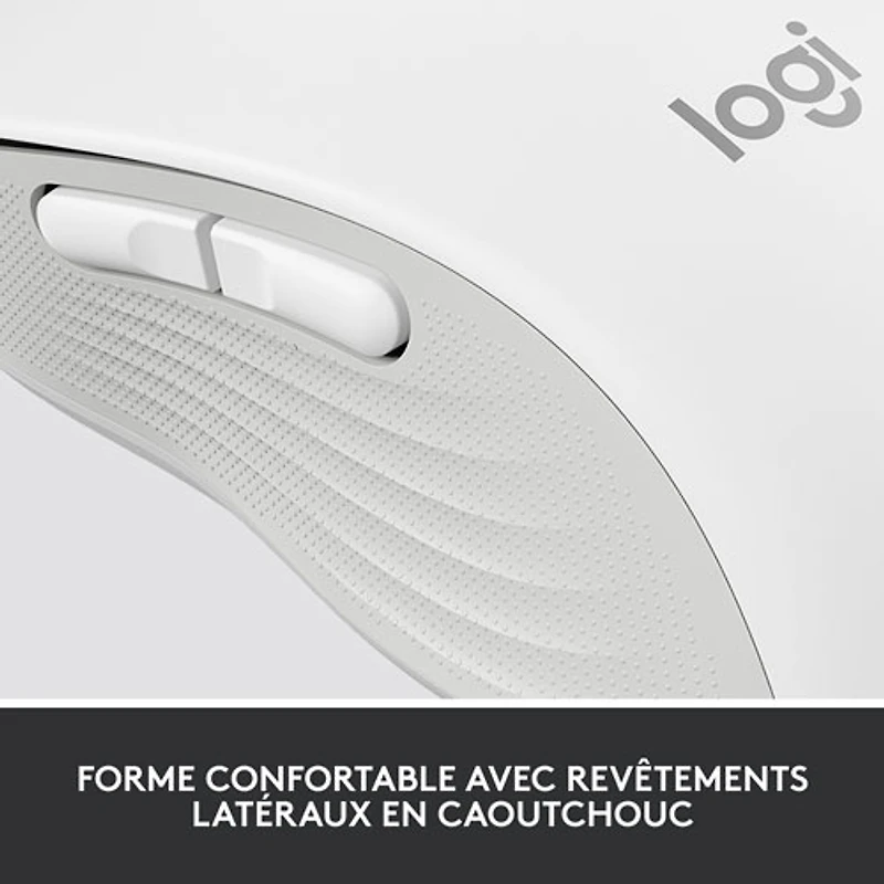 Souris optique sans fil Signature M650 de Logitech - Blanc cassé