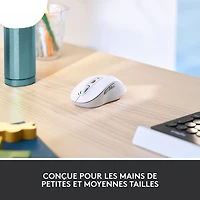 Souris optique sans fil Signature M650 de Logitech - Blanc cassé