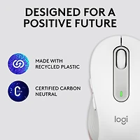 Souris optique sans fil Signature M650 de Logitech - Blanc cassé