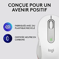 Souris optique sans fil Signature M650 de Logitech - Blanc cassé