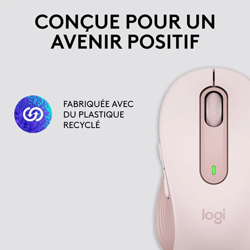 Logitech Signature M650 Wireless Optical Mouse - Rose