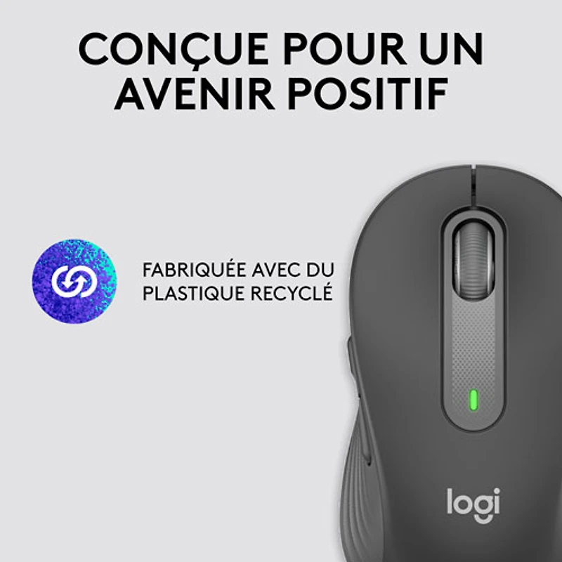 Logitech Signature M650 L (Large) Wireless Optical Mouse - Graphite