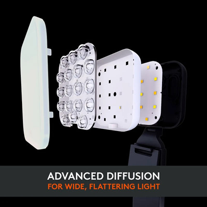 Logitech Litra Glow Premium LED Streaming Light with TrueSoft - Black