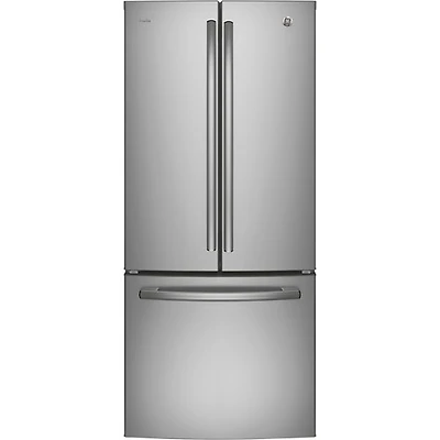 Réfrigérateur à deux portes 21 pi³ 30 po avec distributeur d'eau de GE (PNE21NYRKFS) - Inox