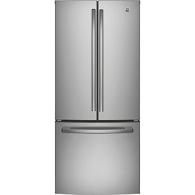 Réfrigérateur à deux portes de 21 pi³ et 30 po de GE (GNE21DYRKFS) - Acier inoxydable