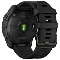 Garmin fēnix 7X Sapphire Solar 51mm Bluetooth Multisport Smartwatch - Carbon Grey/Black/Titanium Back